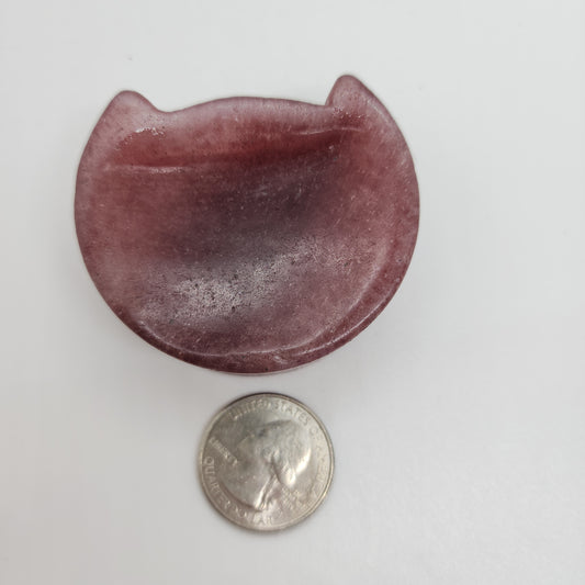 Cat Bowl Strawberry Quartz a