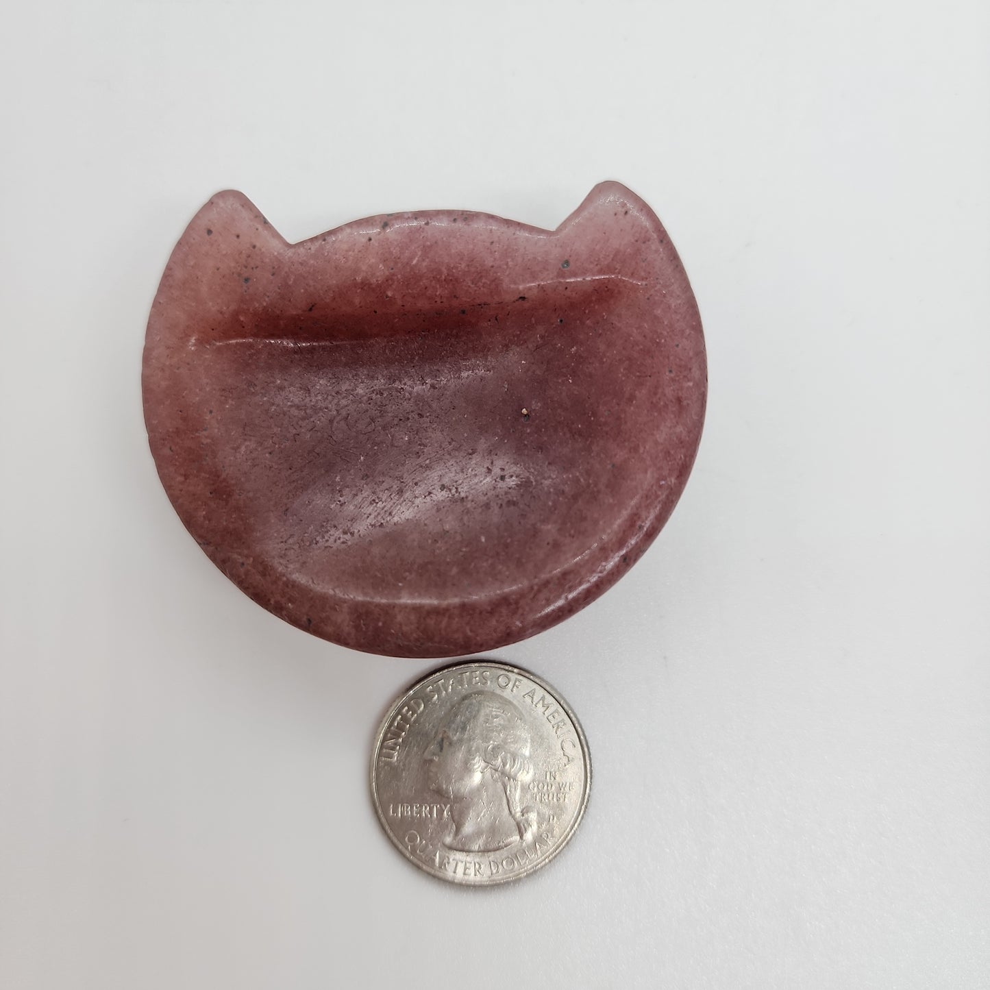 Cat Bowl Strawberry Quartz d