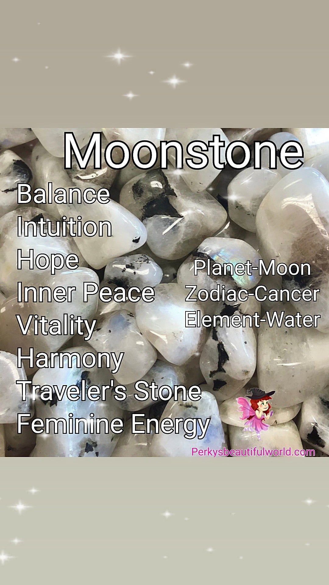 Tumble Rainbow Moonstone