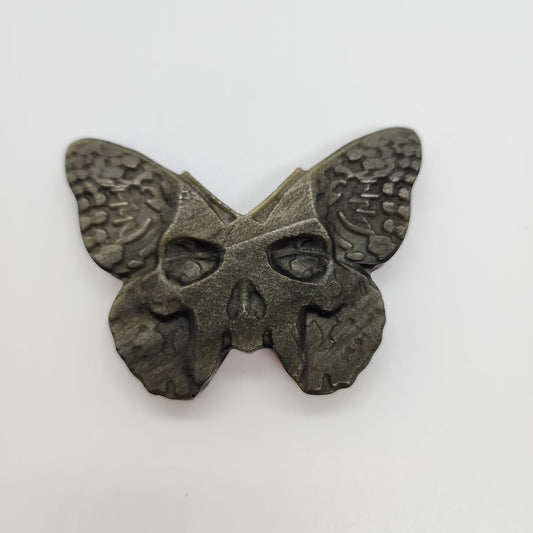 Skull Butterfly Obsidian (gold)