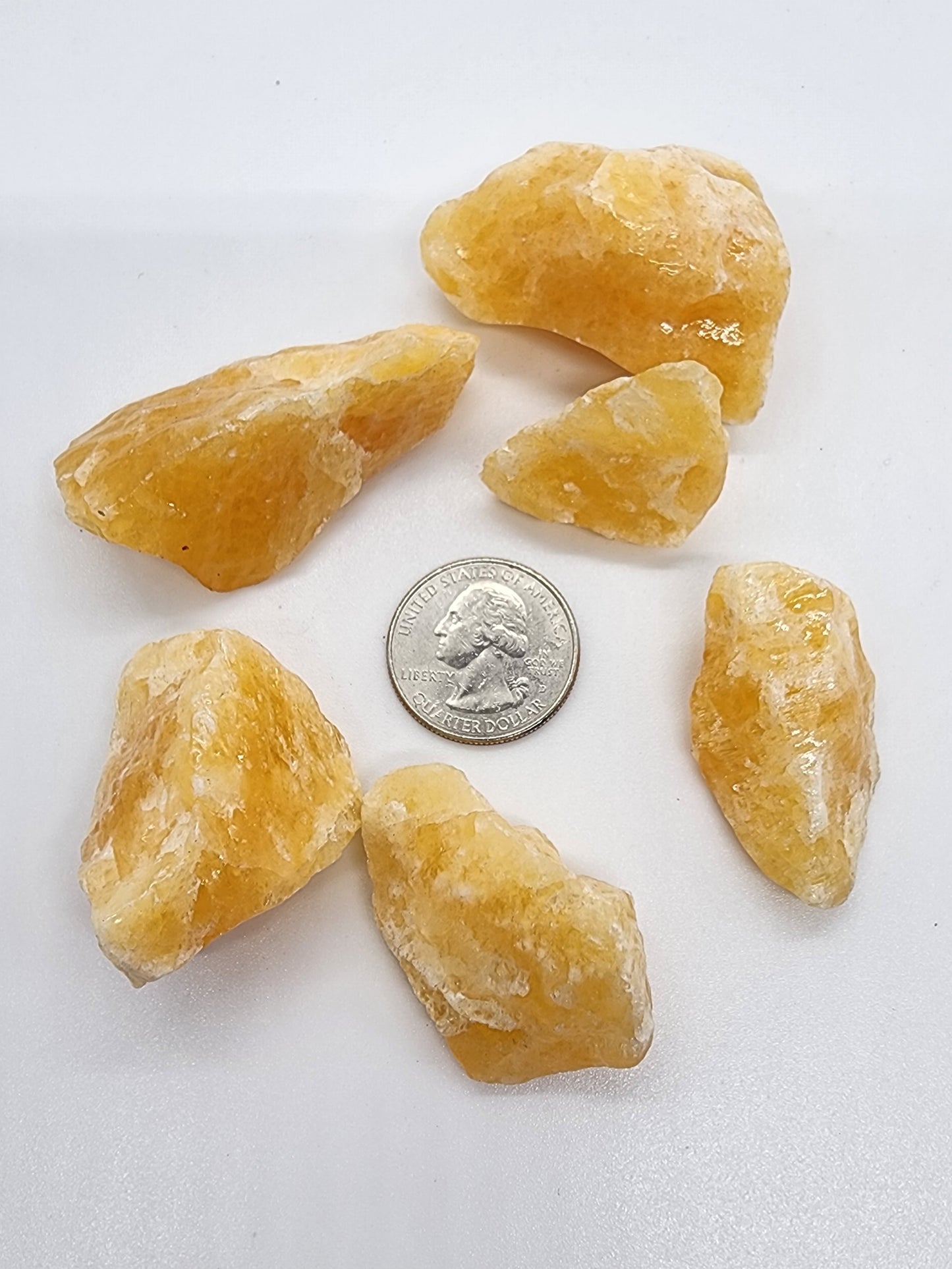 Tumble Orange Calcite (raw)