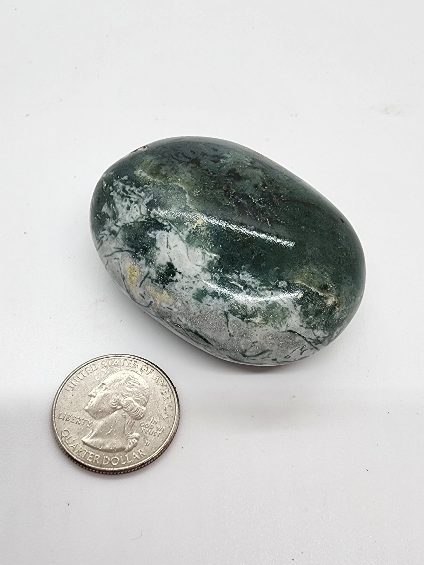 Palm Stone Moss Agate (C)