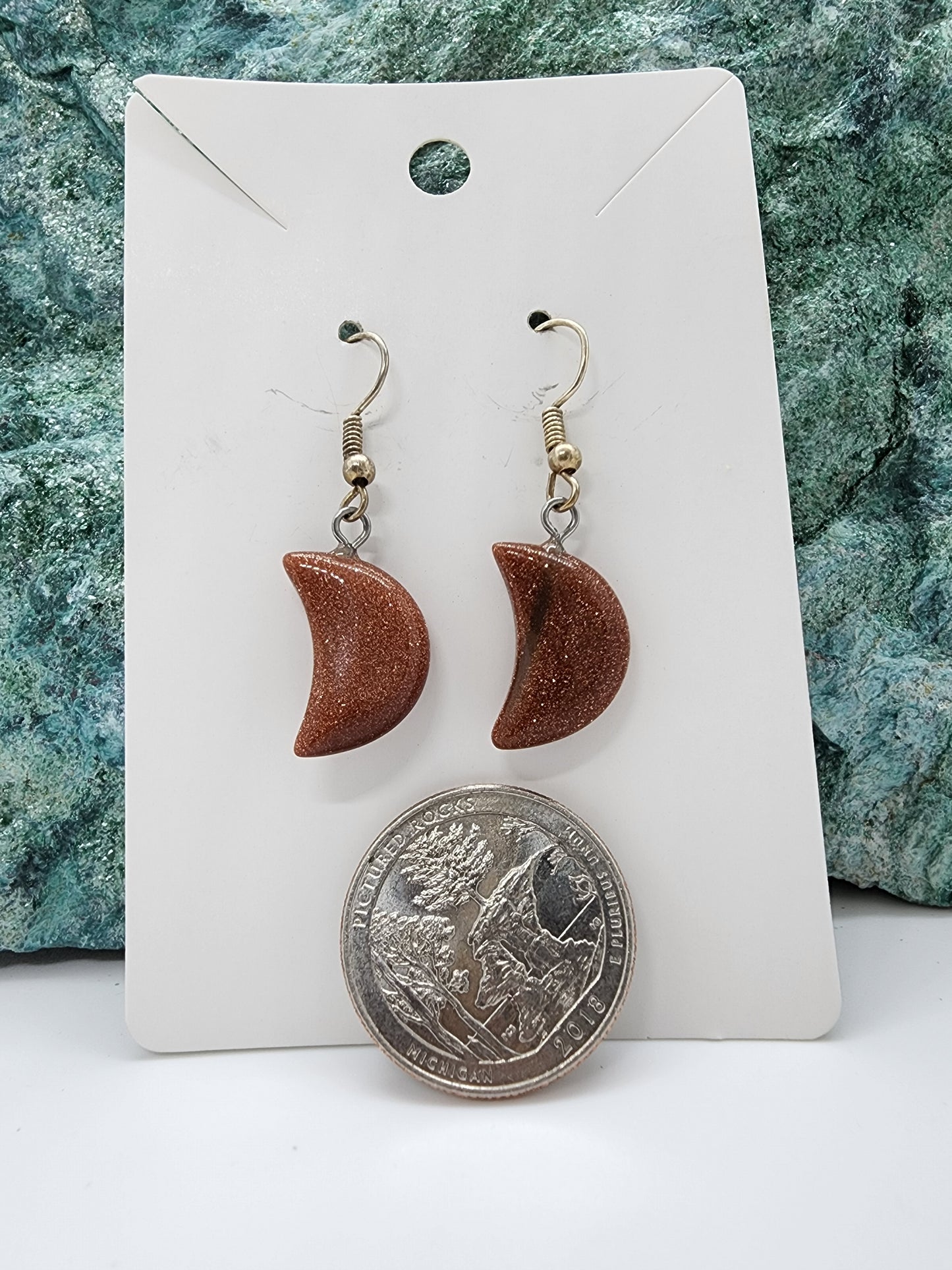 Earrings Goldstone